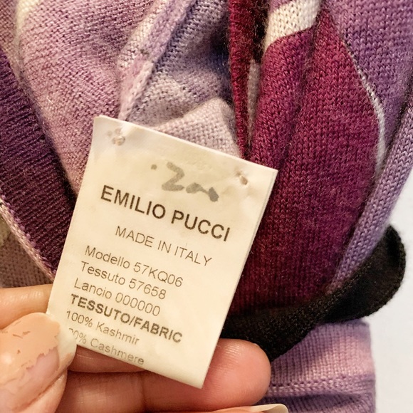 Emilio Pucci Cashmere Wrap Sweater - Picture 7 of 12